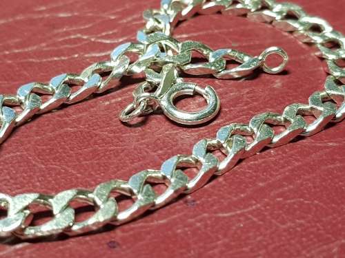 LOVELY GENUINE SOLID STERLING SILVER BRACELET IN GOOD CONDITION - [12,3 g]