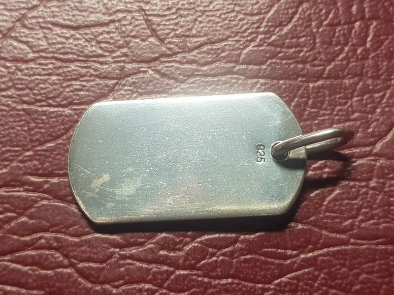 LOVELY GENUINE SOLID STERLING SILVER GUCCI PENDANT IN EXCELLENT CONDITION - [10,9 g]