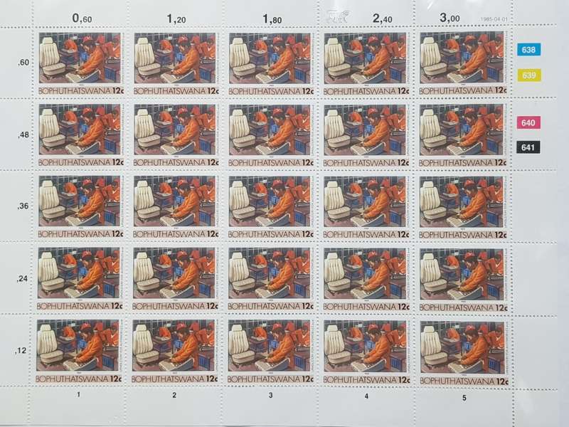 BOPHUTHATSWANA FULL SHEET STAMPS - FDC - CONTROLE BLOCKS - [ONE BID FOR ALL.]