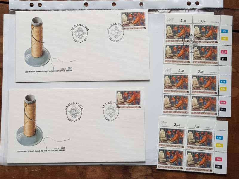 BOPHUTHATSWANA FULL SHEET STAMPS - FDC - CONTROLE BLOCKS - [ONE BID FOR ALL.]