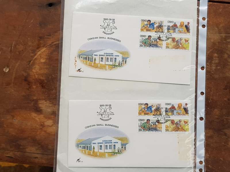 CISKEI FDC, CONTROLE BLOCKS, MINI SHEETS - [ONE BID FOR ALL.]