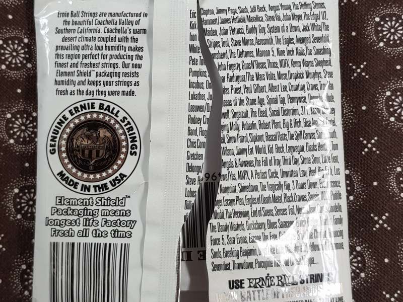 6 x ERNIE BALL STRINGS