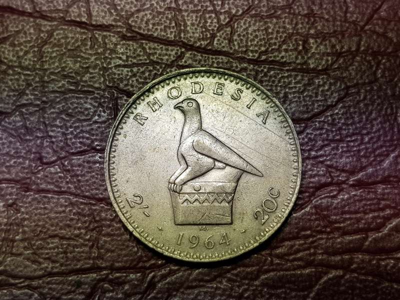 1964 RHODESIA 20 CENT