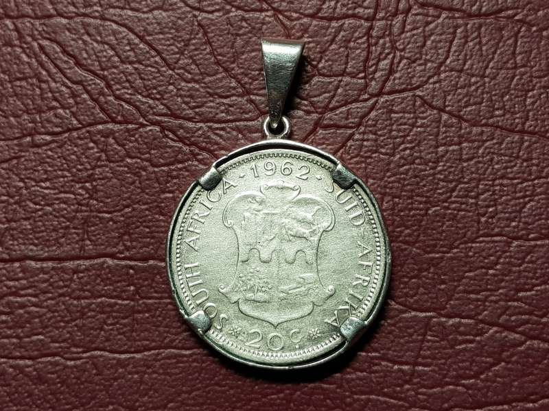 1962 RSA SILVER 20 CENT SET IN STERLING SILVER - [15,5 g]