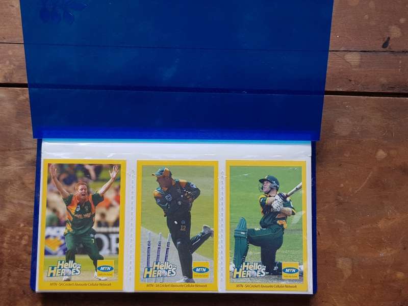 35 x MTN CRICKET COLLECTABLE CARDS - [Bid per card to take all.]
