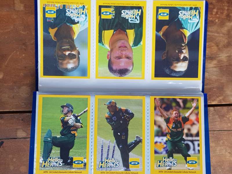 35 x MTN CRICKET COLLECTABLE CARDS - [Bid per card to take all.]