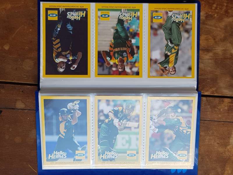 35 x MTN CRICKET COLLECTABLE CARDS - [Bid per card to take all.]