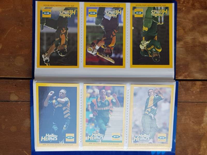 35 x MTN CRICKET COLLECTABLE CARDS - [Bid per card to take all.]