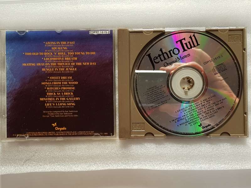 JETHRO TULL ORIGINAL MASTERS CD