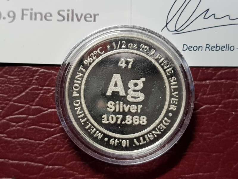 DCX ½ OZ Fine Silver PROOF Medallion CAPSULED WITH COA - [15,55 gram]