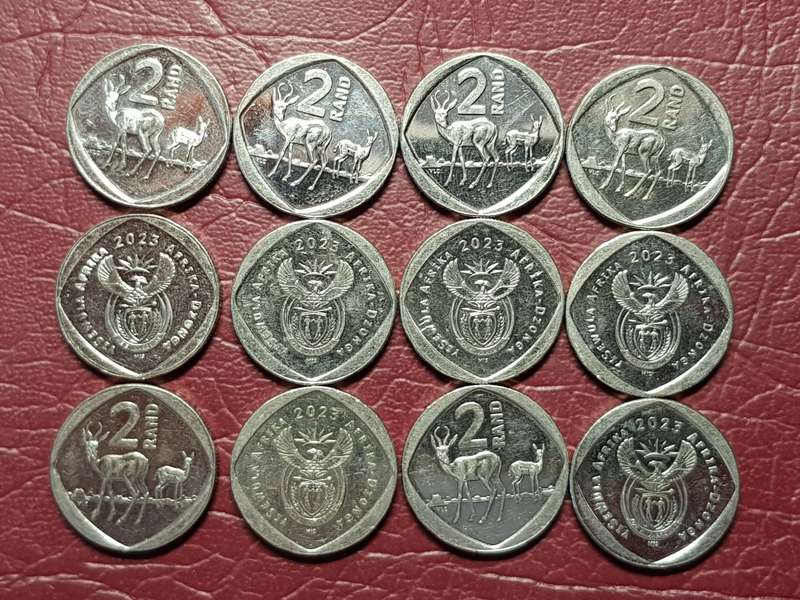 A LOT OF 12 x 2023 R2 COINS - MINT STATE - [Bid per coin to take all.]