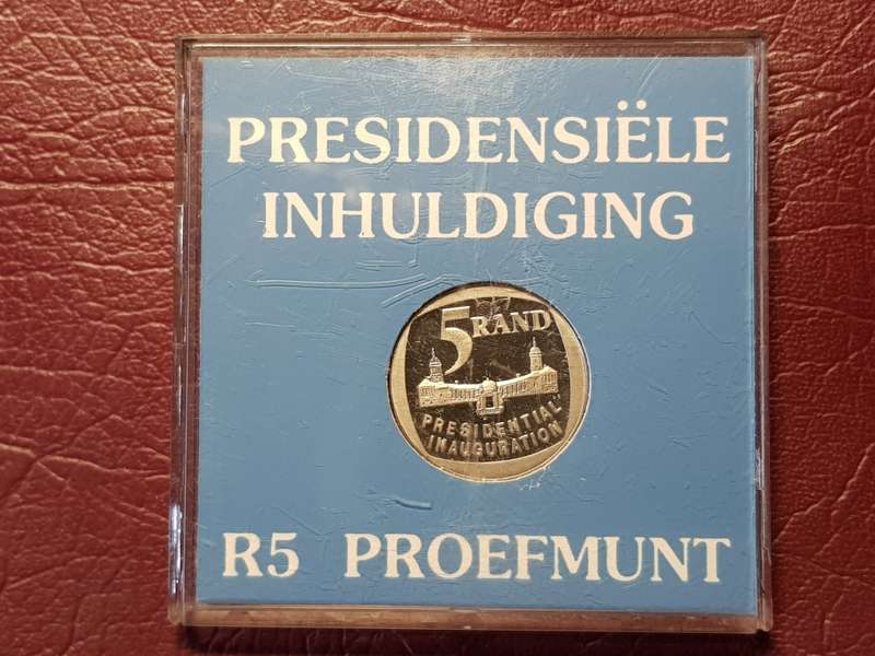 1994 RSA R5 - PRESIDENTIAL INAUGURATION - PROOF - CAPSULED