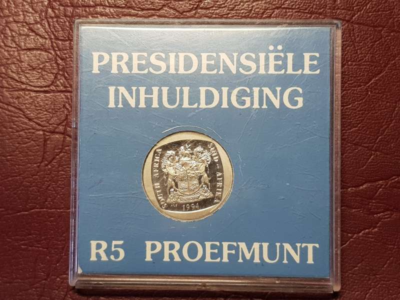 1994 RSA R5 - PRESIDENTIAL INAUGURATION - PROOF - CAPSULED