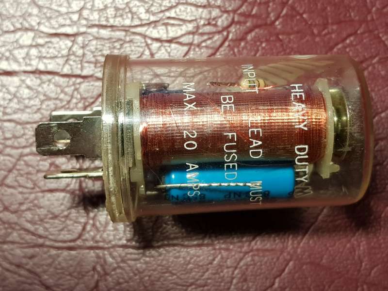 MARJON ELECTRONIC FU13 12V 3 PIN FLASHER HEAVY DUTY 20 AMPS FUSE