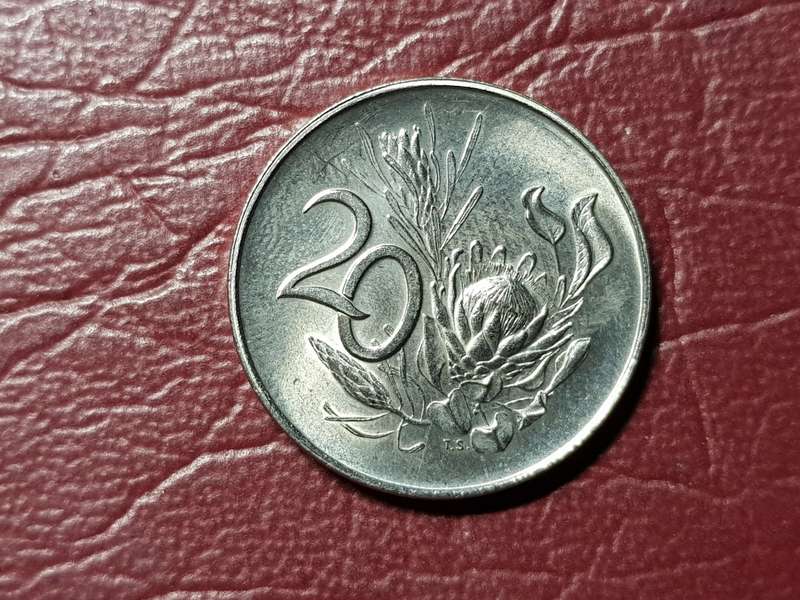 1965 RSA 20 CENT ENGLISH - PROOF