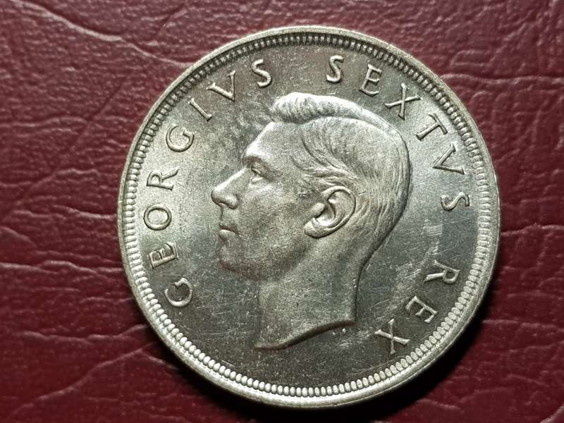 1952 SA Union Silver 5 Shilings