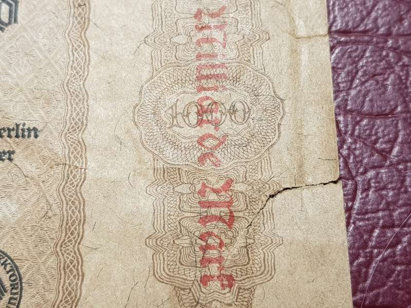 1922/1923 Germany 1 Milliarde Mark