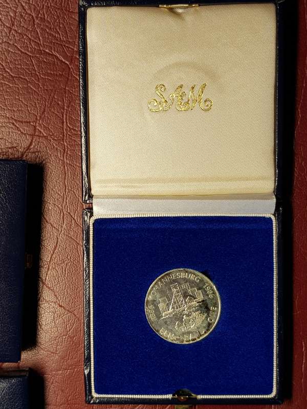 1986 RSA Silver Rand - Johannesburg