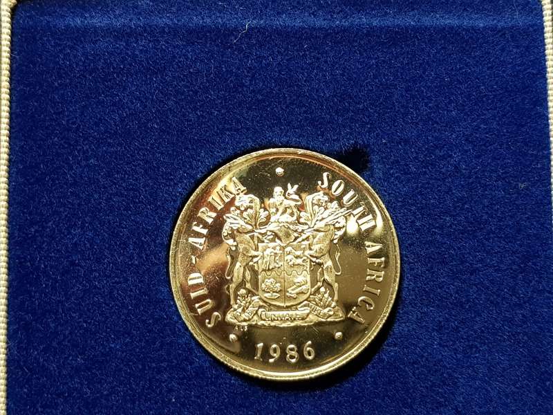1986 RSA Silver Rand - Johannesburg
