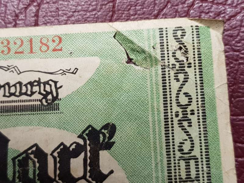 1923 Federal State of Hamburg (German Notgeld) 5 000 000 Mark