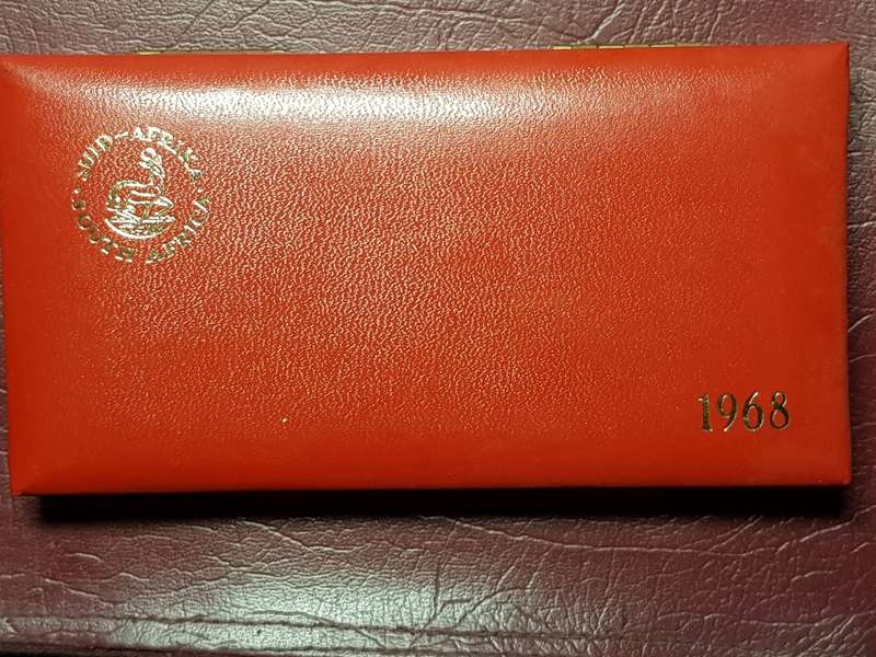 1968 RSA Short Proof Set In SAM Long Proof Box