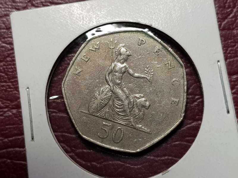 1969 British 50 Pence
