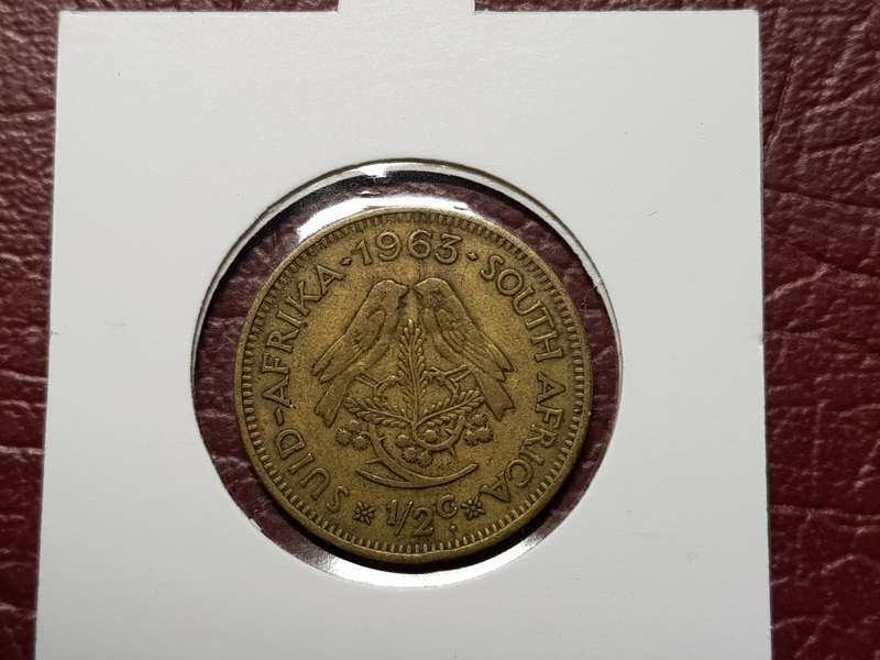 1963 RSA Copper Half Cent