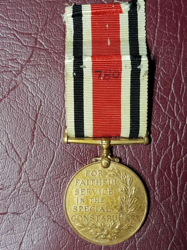 For Faithful Service In The Special Constabulary Awarded To William H. Golding. Full Size Bronze