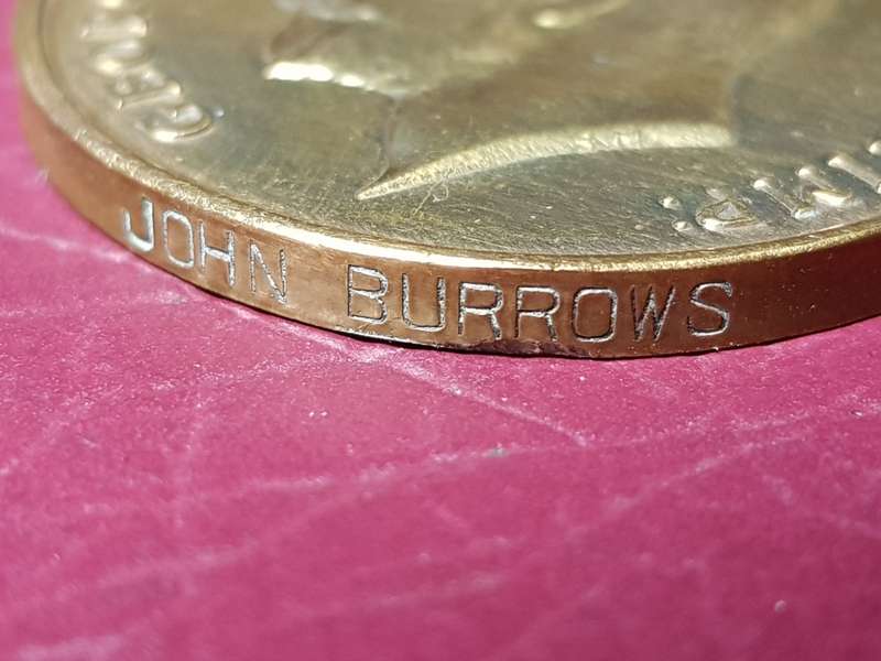 1914 - 1918 WW1 Mercantile Marine War Medal - Awarded To John Burrows