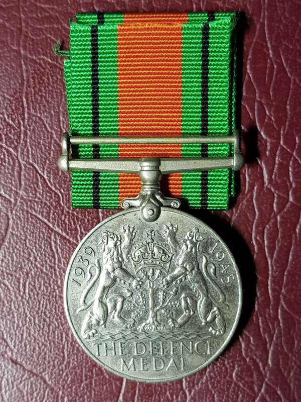 UK The Defence Medal 1939-1945