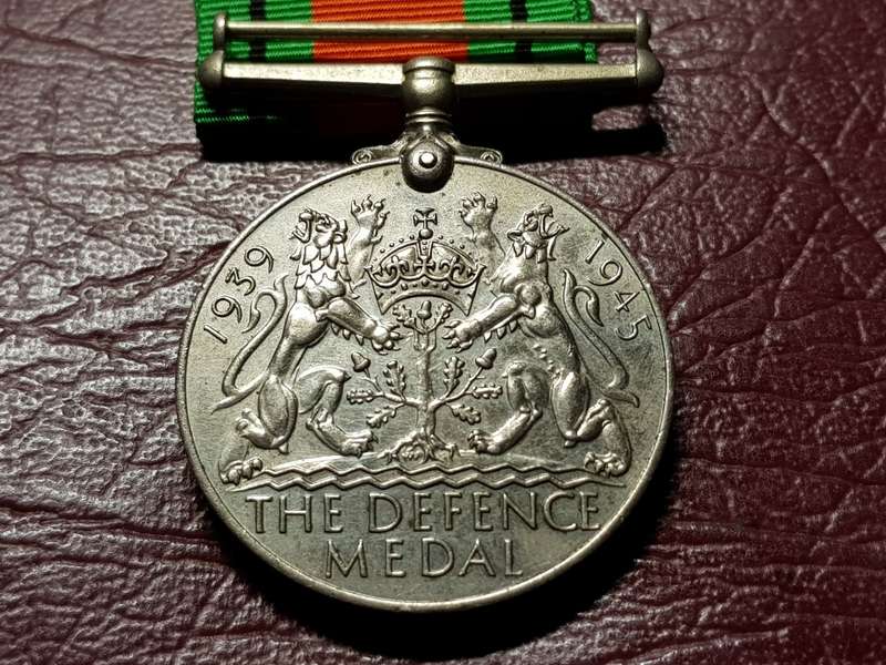 UK The Defence Medal 1939-1945