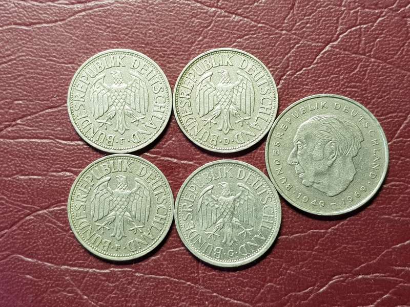 5 x Coins from Germany - [Bid per coin to take all]