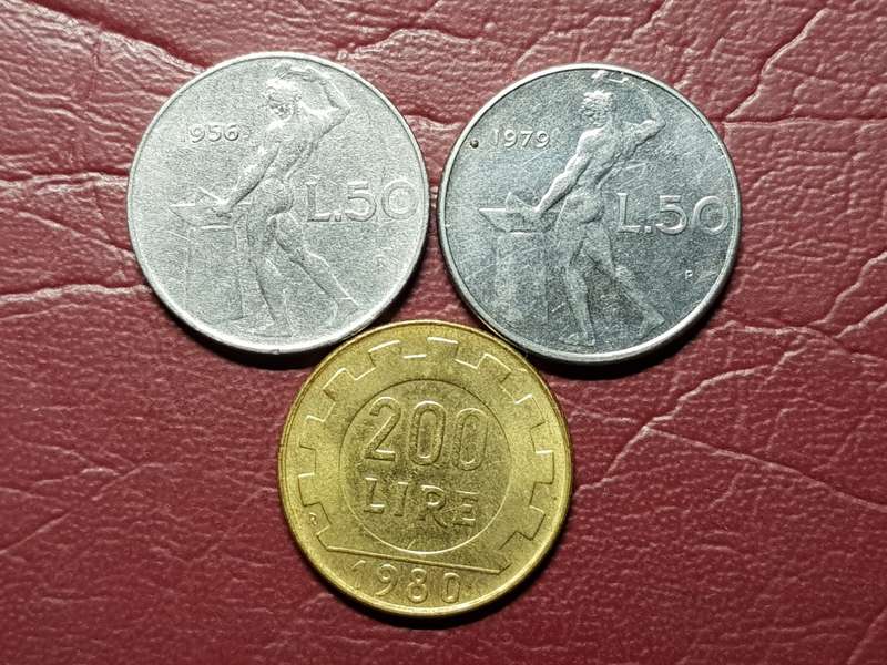 A Lot of 3 Coins from Italy - [Bid per coin to take all]