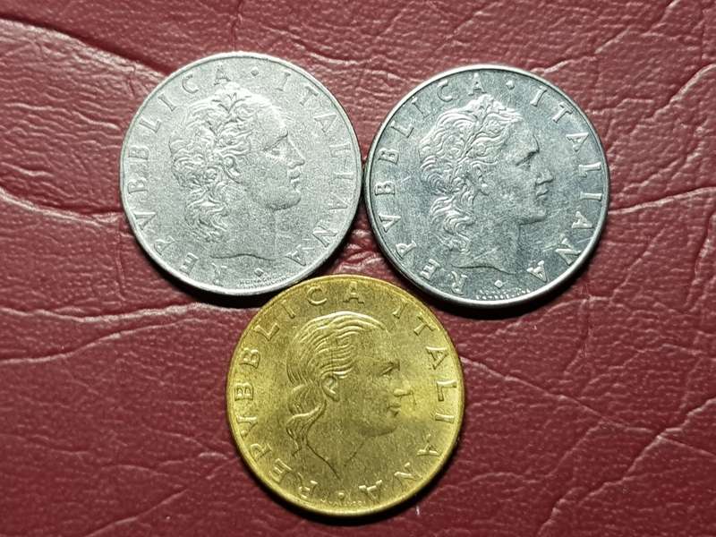 A Lot of 3 Coins from Italy - [Bid per coin to take all]