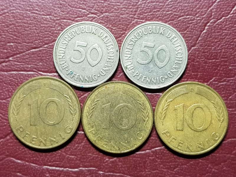 A Lot of 5 Coins from Germany - [Bid per coin to take all]