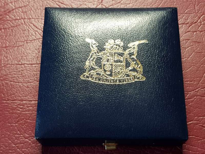 1986 RSA Proof Silver Rand Johannesburg Anniversary in SAM Box
