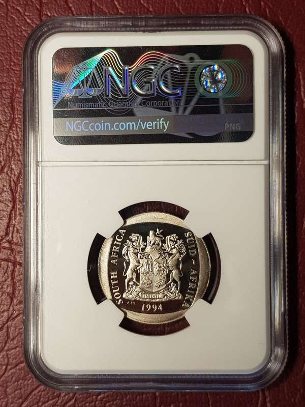 1994 RSA R5 Presidential Inauguration - NGC Graded PF 69 Ultra Cameo