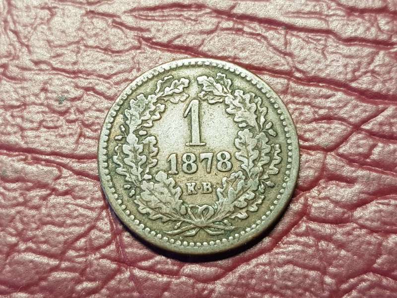 1878 HUNGARY 1 Kreuzer - Francis Joseph I