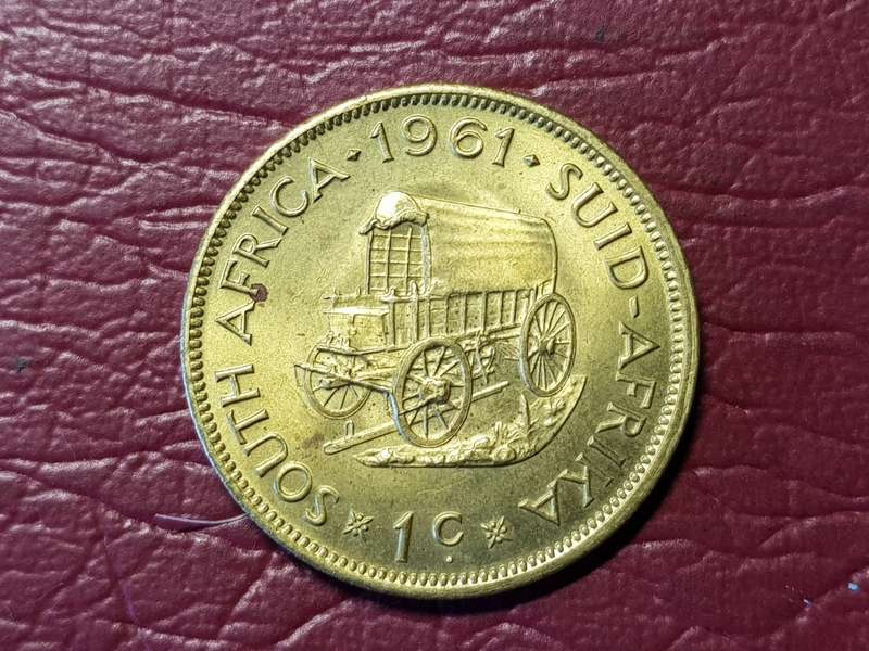 1961 RSA Copper 1 Cent - [Mint State]