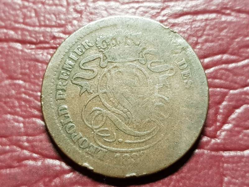 1833 Belgium 2 Centimes - Léopold I -[A Filler Coin]