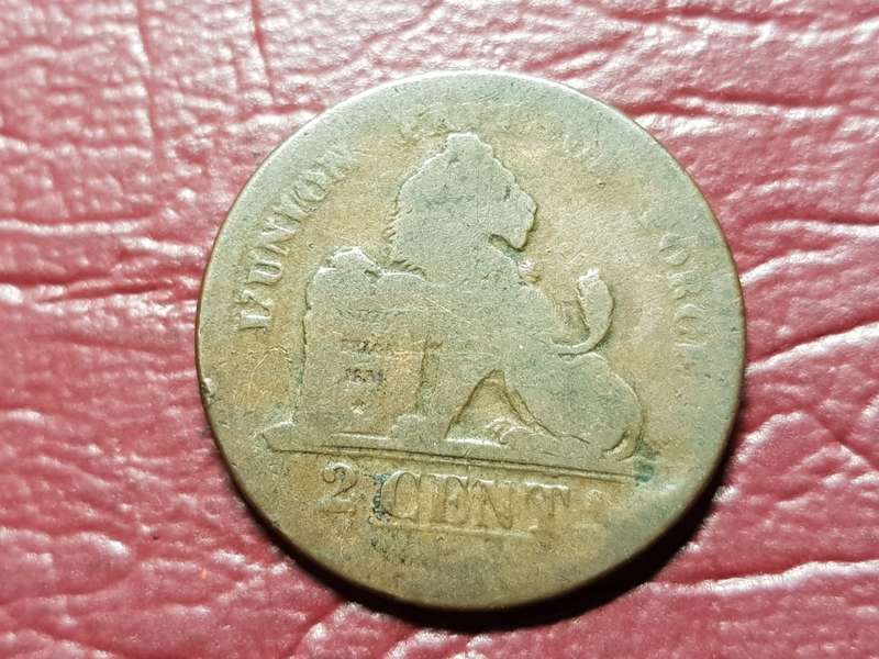 1833 Belgium 2 Centimes - Léopold I -[A Filler Coin]