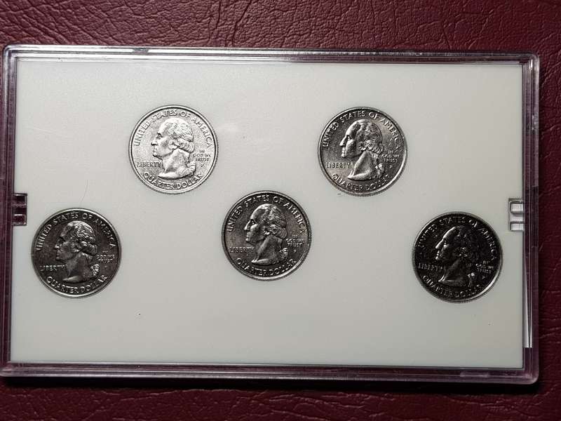 2003 Platinum Edition United State Quarter Collection - Capsuled With C.O.A