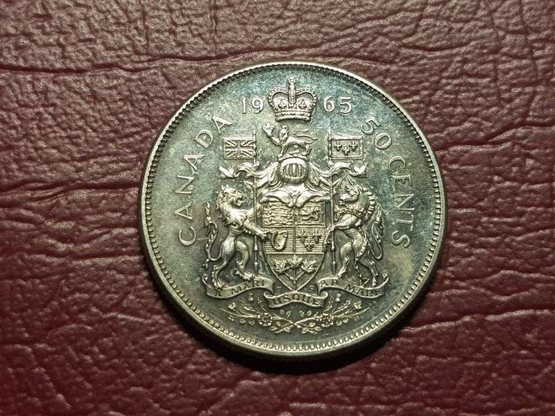 1965 Canada Silver 50 Cents - Elizabeth II - Proof