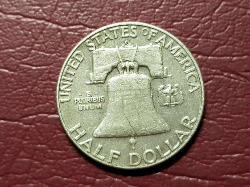 1963 USA Silver ½ Dollar `Franklin Half Dollar`