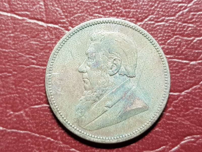1892 ZAR Sterling Silver 2 Shillings