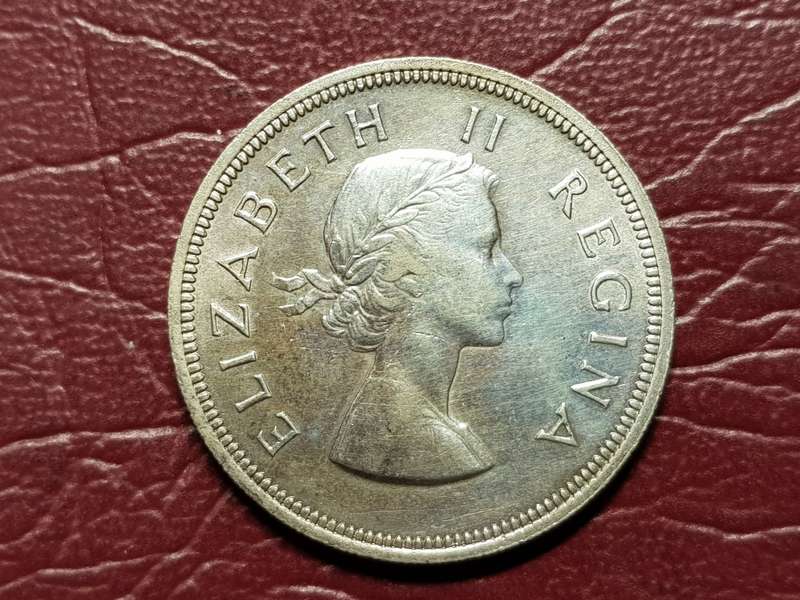 1958 SA Union Silver 2.5 Shilling