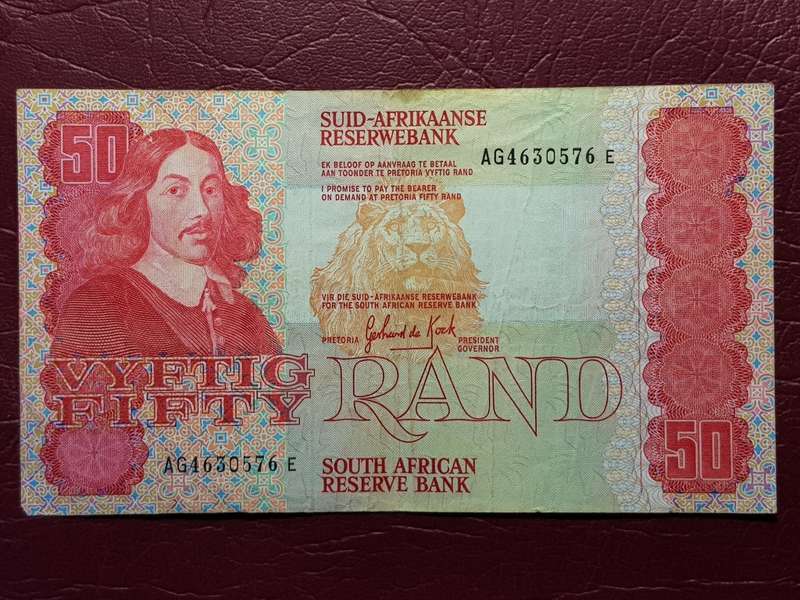 RSA R50 Note - Gerhard De Kock