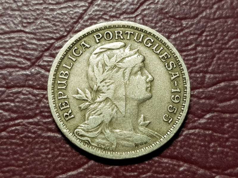 1955 Portugal 50 Centavos