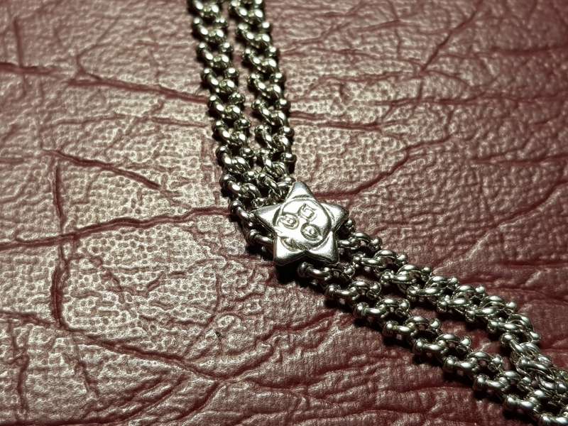Lovely Genuine Solid Sterling Silver Bracelet With Italian Clasp In Very Good Condition - [12 g]