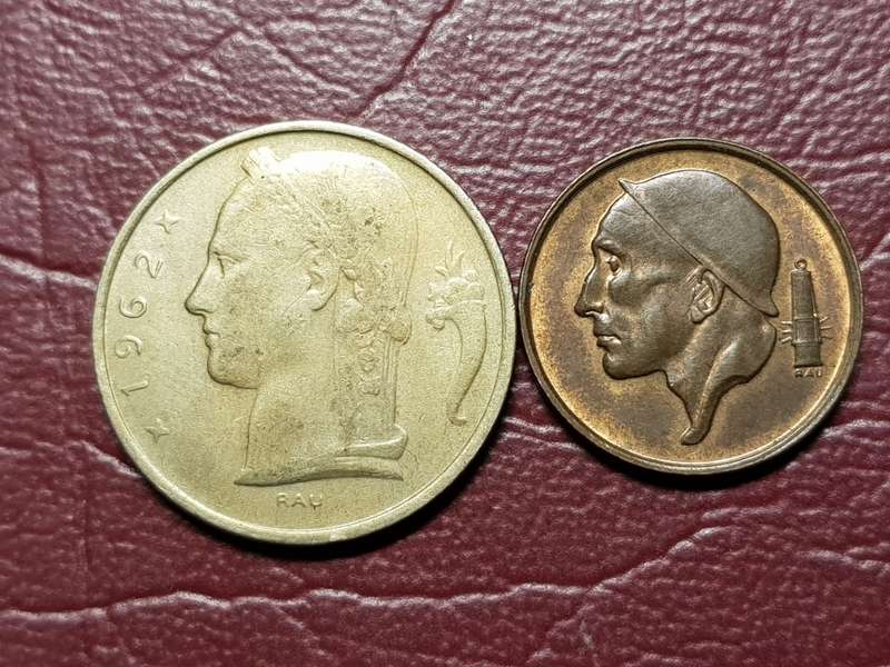 2 x Coins From Belgium - [One bid for both]